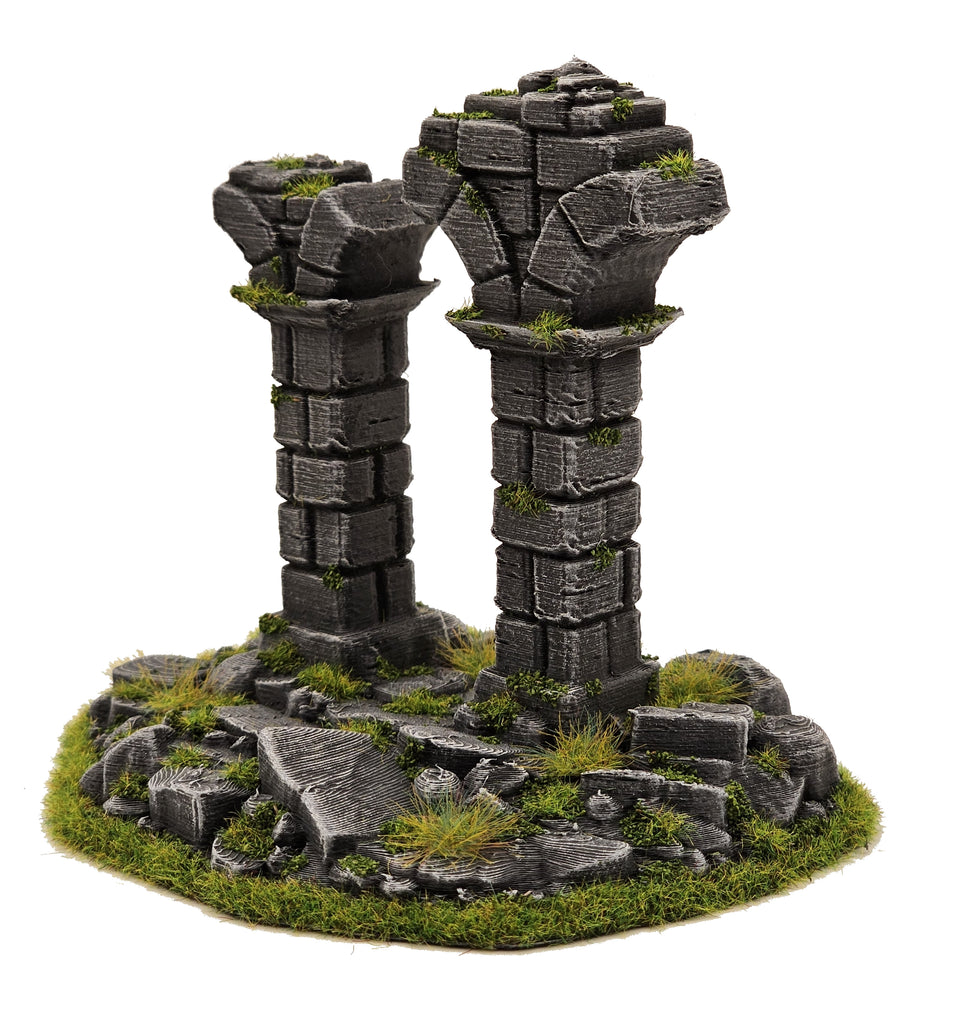 The Broken Twin Pillars